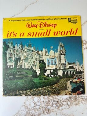 Walt Disney 1964 Presents It's A Small World Disneyland vinyl Record vintage